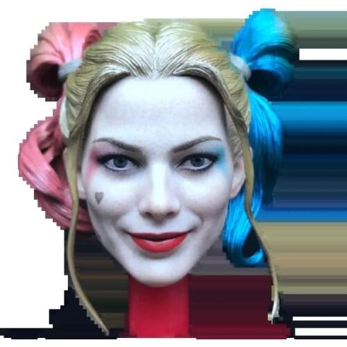 1/6 Scale Women Head Sculpt Clown Prison Version Head Carving Model Fit 12'' Female Action Figure Body Toys In Stock