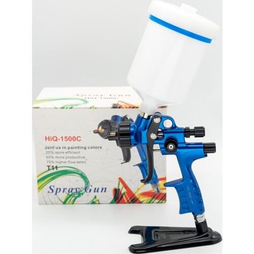 High Quality LVLP Spray Gun 1500C RP Painting Gun 1.3mm Nozzle Paint Gun Water Based Professional Air Spray Gun Airbrush For Car
