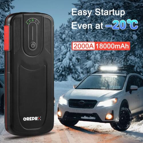 Car Battery Jump Starter Power Bank Starting Device 2000A Jump Starter 12V Vehicle Buster Booster Auto Emergency Start Battery