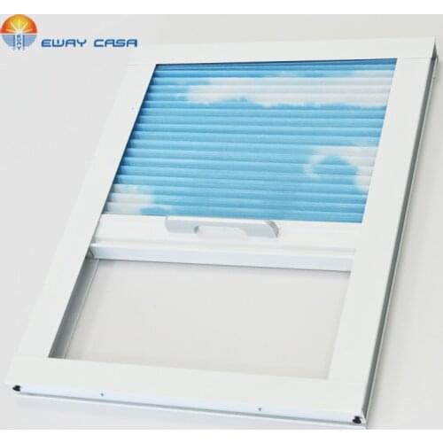 Manual Control Honeycomb Blinds Half shading Full shading Many Color Available Cellular Blinds For Skylight HCB-W