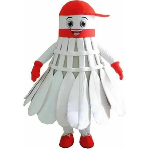School Activity Shuttlecock Mascot Badminton Cosplay Costume Fancy Dress Christmas Hallowen Birthday Outdoor Fun Outfit Suit