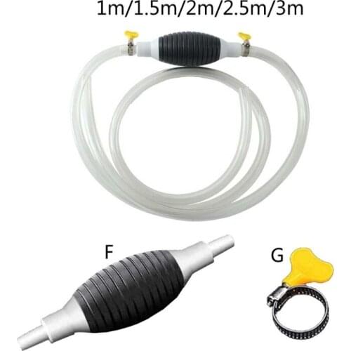 Siphon Manual Liquid Transfer Pump Gasoline Siphon Hose Liquid Fuel Transfer Siphon Pump Corrosion Resistant
