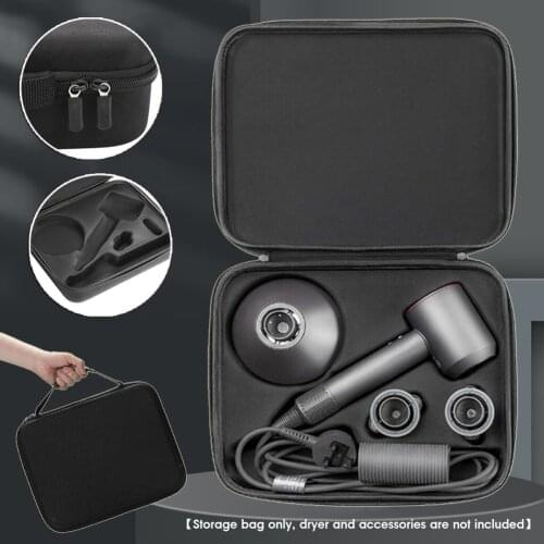 Hair Dryer Hard Eva Case Travel Storage Bag For Dyson Supersonic Hd01 Hd03 Ziplock Handbag Organizer For Dyson Hair Dryer