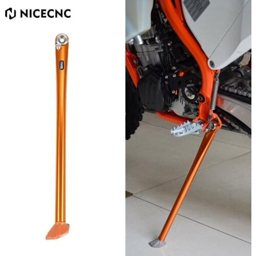 NICECNC Shortened Side Stand Kickstand For KTM 125-500 EXC EXC-F EXCF Six Days XC XC-W XCW TPI XCW Six Days XCF XCF-W 2008-2021
