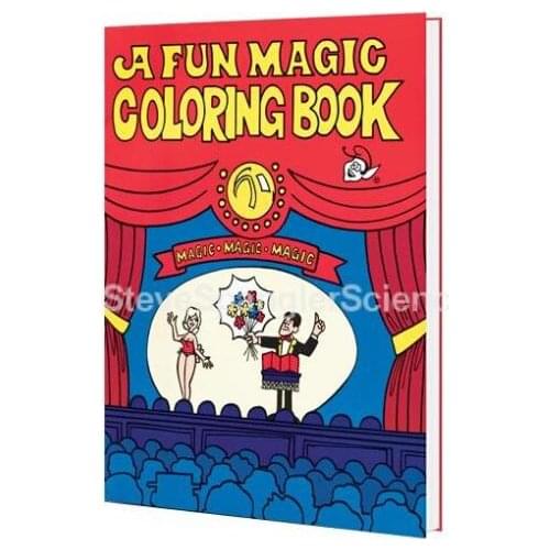 A Fun Magic Coloring Book - medium size - magic tricks, best for children, stage, mentalism,funny