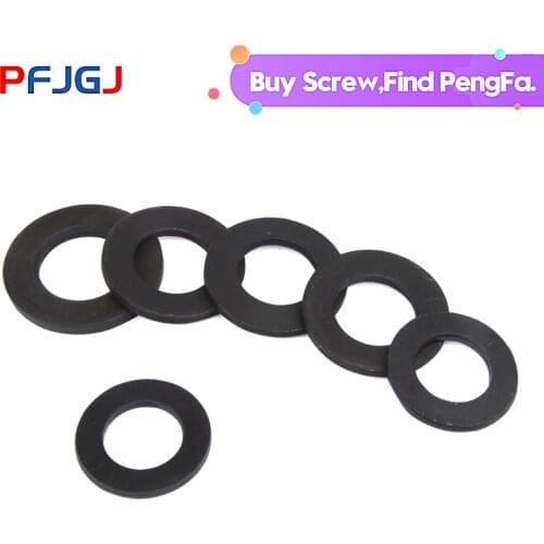 Peng Fa GB97 Blackened 12.9 Grade Flat Pad Blackened Gasket Washer 65MN Manganese Steel M6-M20