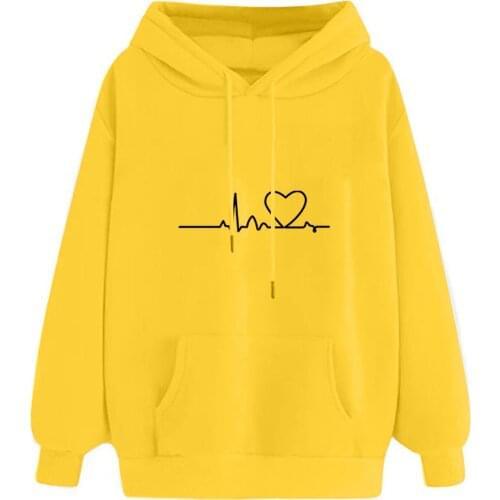 Womens Casual Hoodies Fashion Casual Fun Print Hooded Sweatshirt Loose Sports Tops Pullover Oversized Clothes