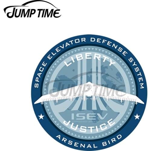 JumpTime 13 x 13cm For Ace Combat Arsenal Bird Badge Personality Creative Car Stickers Fashion Occlusion Scratch Graffiti Decal