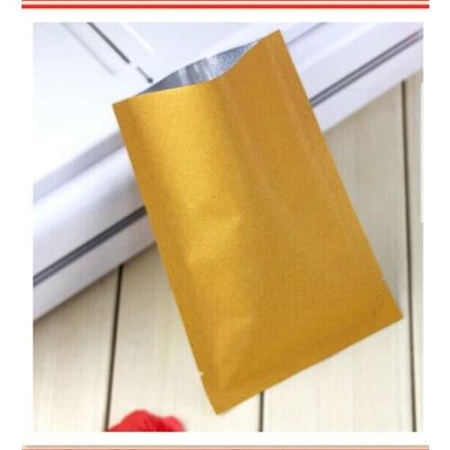 15cm*22cm,100pcs/lot,kraft bag without the zipper heat seal kraft bag for food Can be sealed with a manual heat sealer