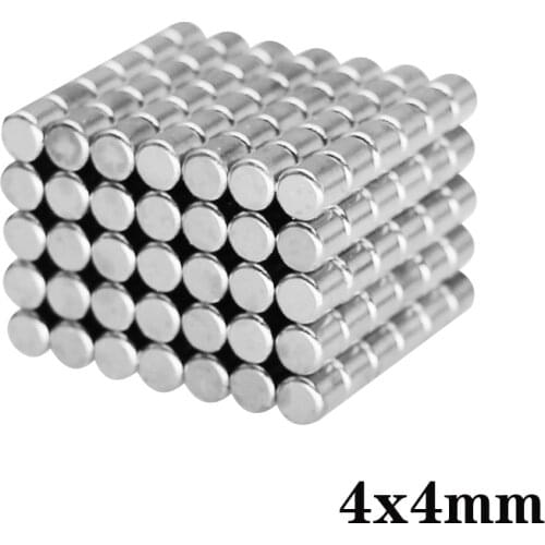 30~1000pcs 4x4 mm Mini Small Round Magnets N35 Neodymium Magnet disc Dia 4x4mm Permanent NdFeB Strong Powerful Magnets 4*4 mm