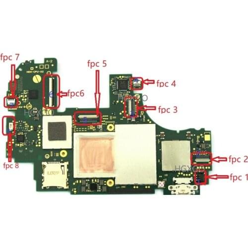 5pcs For Nintendo Switch Lite Motherboard FPC LCD Touch Power GameCard Fan Joystick L buttonPower Motor Connector socket Contact