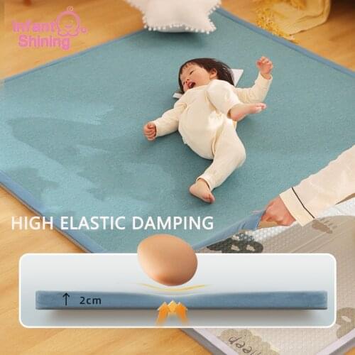 Infant Shining XPE Baby Play Mat Crawling Pad Folding Thickening Environmental Protection Household Children 180*200cm Floor Mat