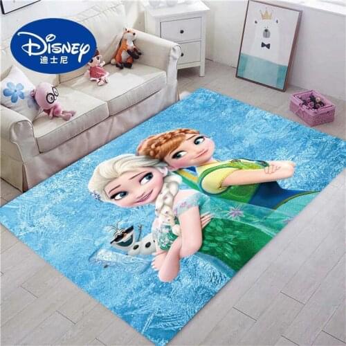 Disney Frozen Princess Carpet Adult Children Birthday Gifts Home Decorations Baby Crawling Blanket Comfort Hotel Floor Mat