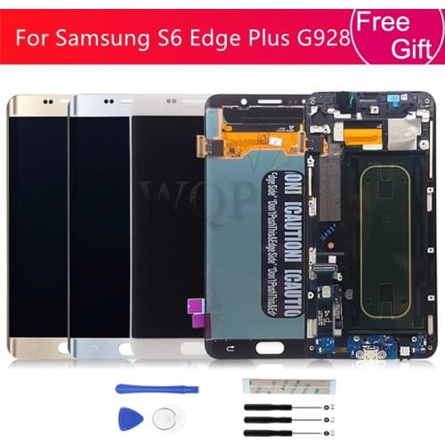 For Samsung Galaxy S6 Edge Plus G928 G928F LCD Display Touch Screen Assembly Replacement Parts For 5.7" SAMSUNG S6 Edge Plus LCD