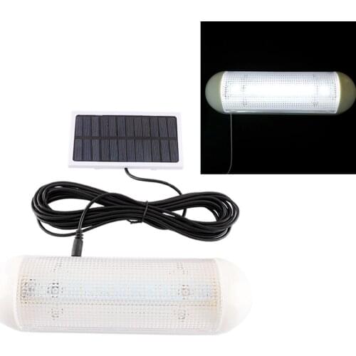 Outdoor Indoor Night Lighting Solar Powered Panel LED Lamp for Garden Wall Yard Patio