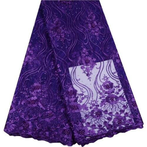 Latest African Laces African Swiss Voile Lace Fabric High Quality Tulle Lace Fabric Nigerian Dresses French Lace Fabric F914
