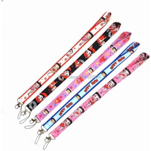 New 20Pcs 5 Styles Girl Key ID Card Cell Phone Neck Strap Lanyard W