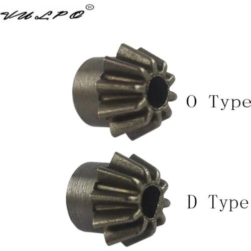 VULPO 2 Pcs/Pack Motor Pinion Gear Type O Type D For Airsoft AEG Motor Hunting Accessories