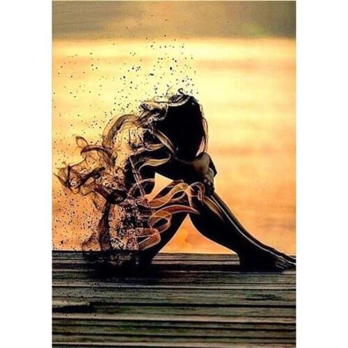 Dpsprue Full Square/Round Diamond Painting Cross Stitch Diamond Cartoon Girl 3D Embroidery DIY 5D Moasic Home Decor Gift SA217