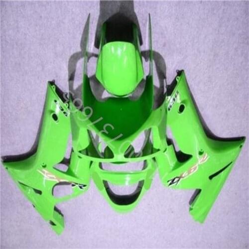 Full green for Kawasaki Ninja 636 ZX-6R ZX6R 03-04 Body Fairing Kit Motorcycle Ninja 636 ZX-6R ZX6R 2003 2004 Fairing