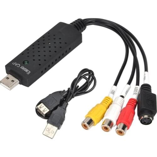 Pro USB 2.0 Video Easycap TV DVD VHS Capture Card Audio AV Adapter for Computer