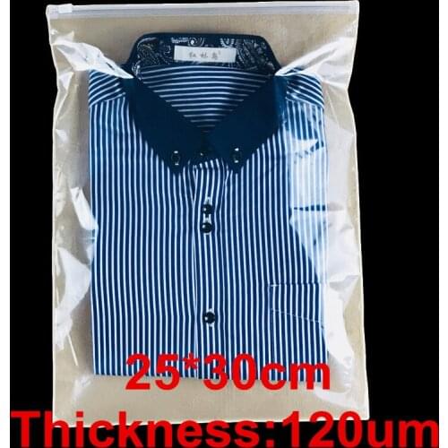 200 X 0.12mm Clear PE Plastic Resealable Slider Zip Lock Clothes Garment Bag 25x30cm Wholesale