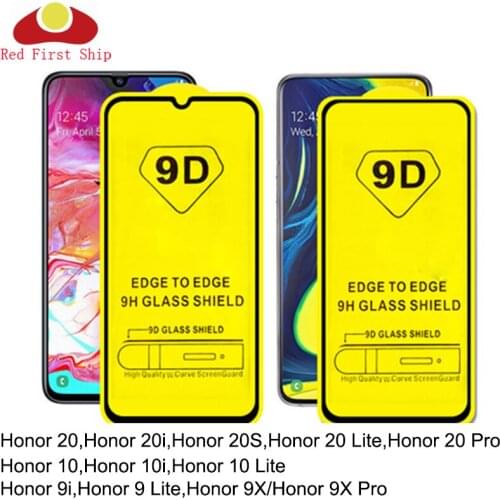 Red First Ship Screen Protectors For Huawei Honor 9 Lite