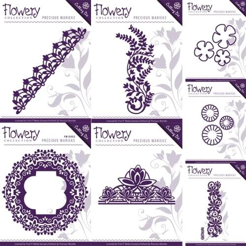 Mmao Crafts Metal Steel Cutting Dies New Flower leaf strip edge frame Scrapbooking Paper/photo Cards Embossing Dies