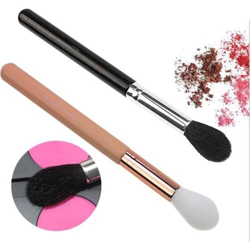 Wool wooden handle makeup brush Soft Brush for Blush Powder Eye shadow Foundation Professional Make Up Brush Beauty Tool