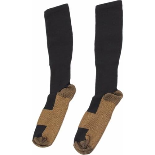 Sport Sock Anti Fatigue Magic Compression Socks Women Men Knee High Stockings Comfortable Foot Pain Relief Soft Miracle Copper