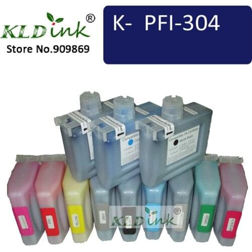 Value Pack of All (12) PFI-304 Ink Cartridges for Use In ImagePrograf iPF8300 and iPF8300S Series ( PFI-306 Set)