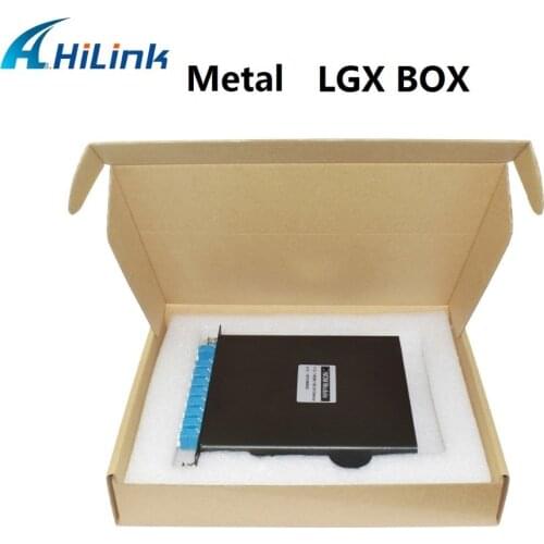 1-2sets)LGX box/ABS box 4 Channels DWDM Mux+Demux pair Module , Single Fiber LC/UPC 0.8nm Multiplexer