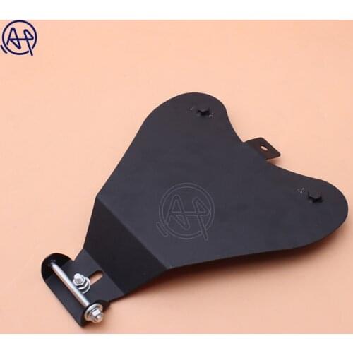 1set Black Motorcycle Solo Seat Baseplate Bracket Support Holder Mounting Kit Base Plate Brackets for Honda Yamaha Suzuki