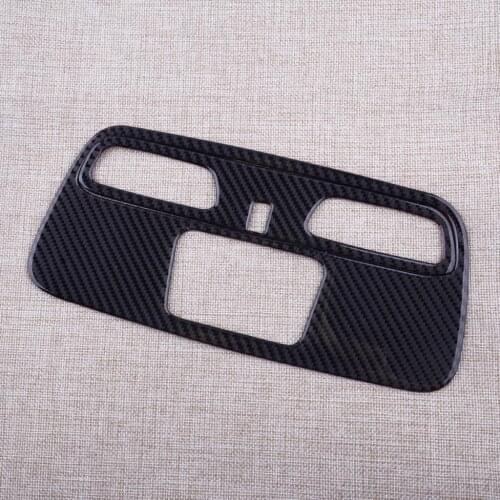 2Pcs/Set Car Carbon Fiber Interior Front Roof Reading Light Lamp Cover Trim Sticker Fit For Chevrolet Camaro 2016-2018 2019 2020