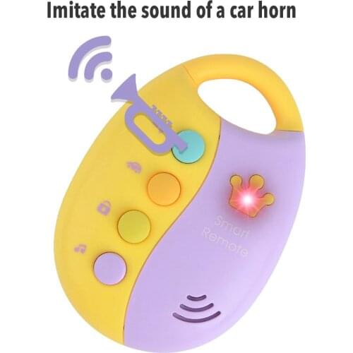 Baby Toys Early Educational Musical Smart Remote Key Toys for Baby Toddler Sound and Lights Kids Toys 6 to 12 Months