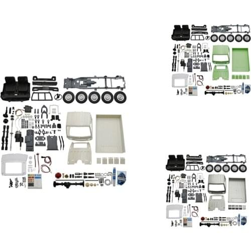 For WPL D12 1:10 KIT 2.4G 2WD Unassembled Wheelbase Crawler Off Road Truck WPL RC Car 1/12 DIY 260 Brushed Motor