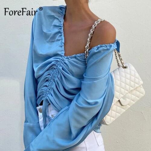 Шелковые блузки Forefair China At AliExpress