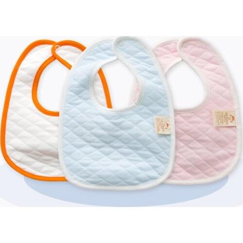 Baby Kids Cotton Bibs Saliva Towel Feeding Lunch Bandana Apron Bibs Burp Cloths Children Accessorries