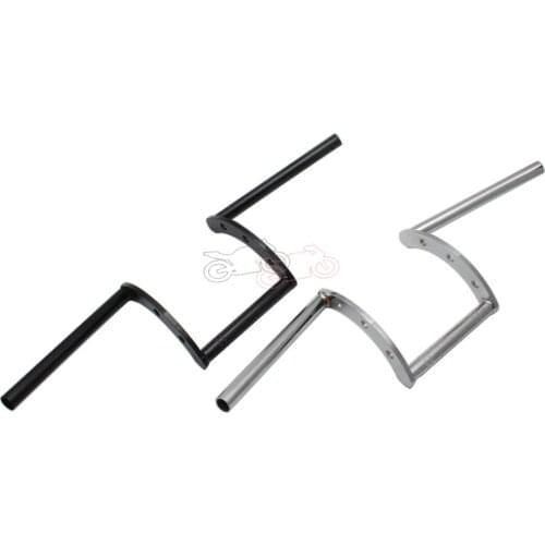 Chrome/Black Motorcycle Custom 22mm Ape Bar High Handlebar Pullback Hand Bar Universal For Harley Sportster Chopper Bobber Honda