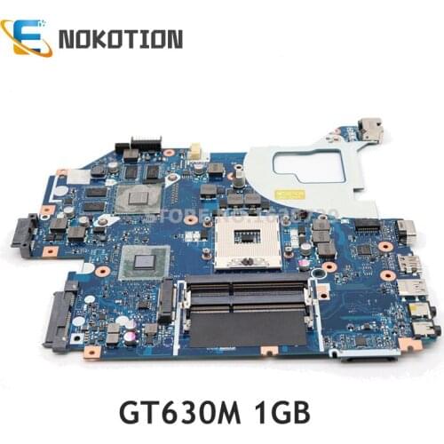 NOKOTION Laptop Motherboard For Acer aspire V3-571G E1-571G NBY1X11001 NB.Y1X11.001 LA-7912P Main Board DDR3 GT630M 1GB