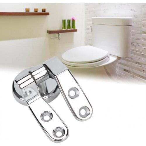 General Adjustable Replacement Toilet Lid Hinge Set Toilet Lid Fixings Zinc Alloy Bathroom WC Toilet Commode Cover Repair Kits