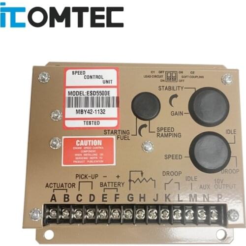 Engine Speed Control Governor ESD5500E for Diesel Generator Unit Controller with double capacitors some parts Made in Germany
