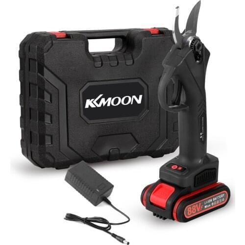 KKmoon 21V 30mm Cordless Electric Pruner 88VF Pruning Shear Efficient Fruit Tree Bonsai Pruning Branches Cutter Landscaping Tool