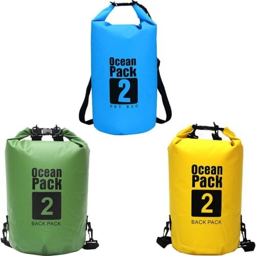 2L High Quality Outdoor Waterproof Bags Ultralight Portable Drifting Rafting Canoe Swimming Camping Hiking Dry Bag Pouch New