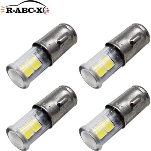 4 pcs ba7s t7 led bulb Reverse Turn Lamp Warning Lamp dashboard light Instrument light 6V white warm white