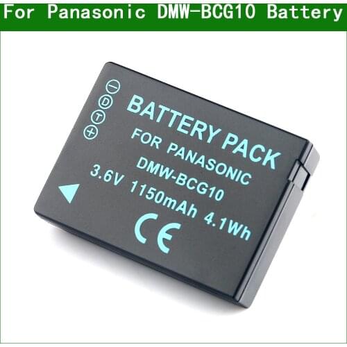 DMW-BCG10 BCG10E BCG10PP Digital Camera Battery For Panasonic DMC-ZS1 ZS3 ZS5 ZS6 ZS7 ZS8 ZS10 ZS15 ZS19 3D1 ZR1 ZR3 TZ22