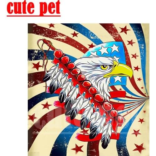 Diamond embroidery America feather hawk Totem DIY diamond mosaic full diamond cross-stitch diamond painting decoration