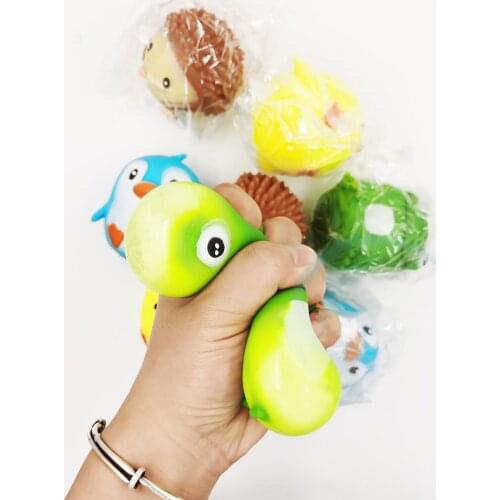 Anti-stress Squish Mochi Stress Relief Toys Squeezing Ball Creative Squishy Slow Rising Soft Novelty Hand Grip Stress Ball Toy