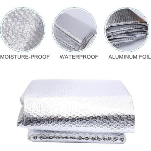 160-400cm Pool Cover Solar Tarpaulin Swimming Pool Protection Cover Silver Heat Insulation Film Foldable Durable Pool Accessorie