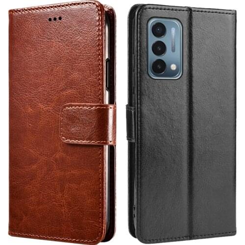 Business Dirt-resistant Leather Case For OnePlus 9R 8T 9 8 Pro Wallet Cover on Carcasa De Oneplus Nord N10 N100 N200 CE 5G Etui